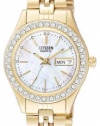 Citizen Quartz Gold Tone Stainless Steel Women's Watch - EQ0532-55D