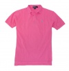 Polo Ralph Lauren Mens Mesh Shirt Pink Orange Pony Large