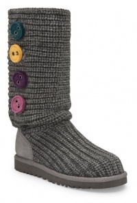 UGG® Australia Cardy II Heathered Grey 4 Kid Boots