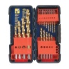 Bosch TI18 18-Piece Titanium Twist Drill Bit Assortment with Plastic Case