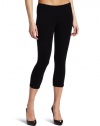 HUE Women's Capri, Black, X-Small