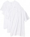 Calvin Klein Men's Basic Crew Neck T-Shirt, White, XX-Large, 3-Pack