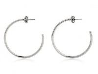 Juicy Couture Med Thin Hoop Earrings