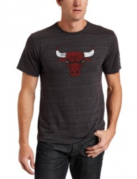 NBA Chicago Bulls Tri-Blend T-Shirt Black, Medium