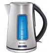 KRUPS BW3990 Prelude Electric Kettle with Blue Lighting Water Level Indicator and Stainless Steel, Silver