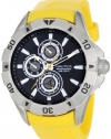 Nautica Men's N14613G NST 06 Multifunction Yellow Resin Watch