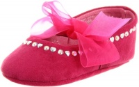 Stuart Weitzman Layette Baby Doll Ballet Flat (Infant/Toddler),Fuschia,2 M US Infant