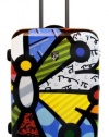 Heys USA Luggage Britto Butterfly 26 Inch Hard Side Suitcase