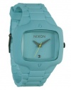 Nixon Men's NXA139272 Rubber Player Blue Dial Watch