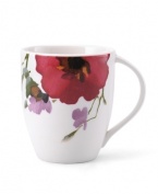 Fresh and romantic, Mikasa's pretty Garden Palette Bouquet mug boasts watercolor florals grounded in sleek white porcelain for every day.