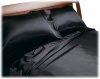 Divatex Home Fashions Royal Opulence Satin Queen Sheet Set, Black