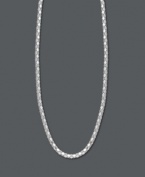 For style that pops -- try Giani Bernini's intricate popcorn chain necklace. Crafted in sterling silver. Approximate length: 18 inches.