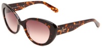 Kate Spade Womens FRANCA 0JNX Cat Eye Plastic Sunglasses,Dark Tortoise Frame/Brown Gradient Lens,One size