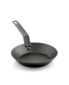 Born in the USA & born to make a difference in your kitchen. Crafted from durable carbon steel, this seasoned skillet features an easy-release oil finish that improves with use. The lightweight design works on all types of stoves, heating up quickly and evenly for impressive results with every meal.