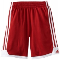 adidas Boys 8-20 Youth Key Item Short, University Red/White, Medium