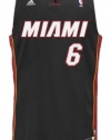 NBA Miami Heat LeBron James Swingman Jersey, Black, Small