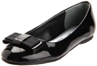 Nina Genna Flat (Little Kid/Big Kid),Black Patent,1.5 M US Little Kid