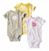 Just One You by Carters Baby/Toddler Girls' 3-Pack Bodysuit - Daisies (6 Months)