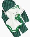 He'll be ready for fun and play in this cute 3 piece set by First Impressions.