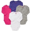 Little Layette 4 Long-Sleeve Bodysuits- Size: Newborn