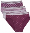 Calvin Klein Girls Raspberry & Orchid Bikini 3 Pack for girls (16/18)