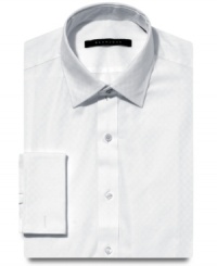 Make a statement in any room you walk into with this french cuff dress shirt from Sean John.