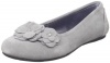 Jessica Simpson Kallie Ballet Flat (Little Kid/Big Kid),Stone Grey,1 M US Little Kid