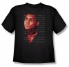 Muhammad Ali - Champion's Speech Youth T-Shirt In Black, Size: Medium (10-12), Color: Black