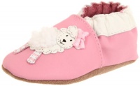 Robeez Soft Soles Touch & Feel Lamb Crib Shoe (Infant/Toddler),Pink,6-12 Months (2.5-4 M US Infant)