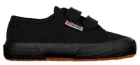 Superga 2750 JVEL Classic,Full Black,30 EU/12.5 M US Little Kid