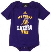 NBA Infant Los Angeles Lakers Short Sleeve Creeper My New First Tee - R2Bc5B-L (Purple, 18 Months)