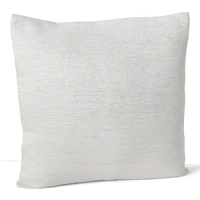 Gathered cotton with a delicate sheen elevates a simple decorative pillow from DKNY.