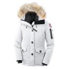 Canada Goose Ladies Montebello Parka (White, Small)