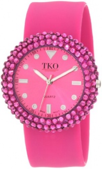 TKO ORLOGI Women's TK613FS Crystal Slap Pink Watch