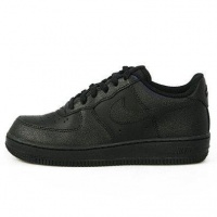 NIKE AIR FORCE 1 (PS) LITTLE KIDS 314193-010 (3, BLACK/BLACK)