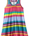 Splendid Littles Girls 2-6X Canyon Stripe Dress, Horizon, 4/5