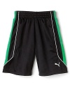 These sporty shorts from PUMA are great for the playground or lounging around in comfort and style.