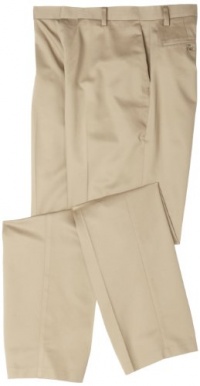 Dockers Mens Big And Tall Never Iron Essential Khaki D3 Classic Fit Flat Front Pant, British Khaki, 46x28