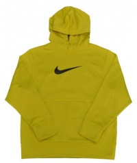 Nike Boys KO Fleece Hoodie Sweatshirt Yellow-Small