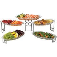 CreativeWare 5 Station Unbreakable Polycarbonate Buffet Server