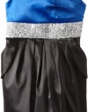 Ruby Rox Kids Girls 7-16 Sequin Waist Pocket Dress, Royal/Silver, 8