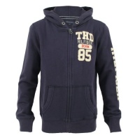 Tommy Hilfiger Boys (age 9-16) Zipped Hooded Sweatshirt Navy Age 10