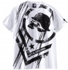 Metal Mulisha Boys 8-20 Dissovle Short Sleeve Tee, White, Medium