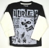 Hurley Boys Black Shibooya Tokyo, Japan 2Fer Slider Shirt (4)