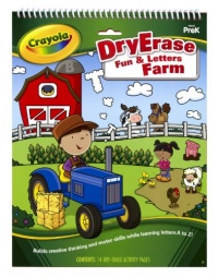 Crayola Dry Erase Activity Tablet Fun And Letters Farm