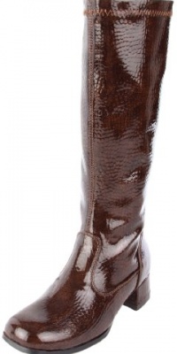 Nina Smooches Boot (lil Kid/Big Kid),Brown Shiny Patent,11 M US lil Kid