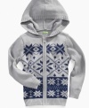 Spread the holiday cheer with this cute Christmas sweater hoodie from Greendog.