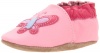 Robeez Soft Soles Butterfly Crib Shoe (Infant/Toddler),Prism Pink/Hot Pink,12-18 Months (4.5-6 M US Toddler)