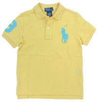 Polo Ralph Lauren Boys Mesh Big Pony Logo Polo Shirt - S (8)