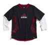 Adidas Boys 2-7 Fast Tech Top, Black, 6